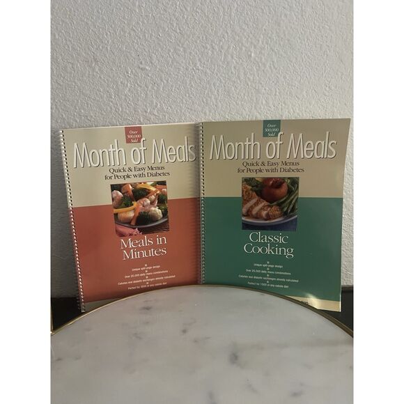 Month Of Meals Cookbooks Classic Cooking | Meals In Minutes Both New 2 Books - Picture 1 of 4